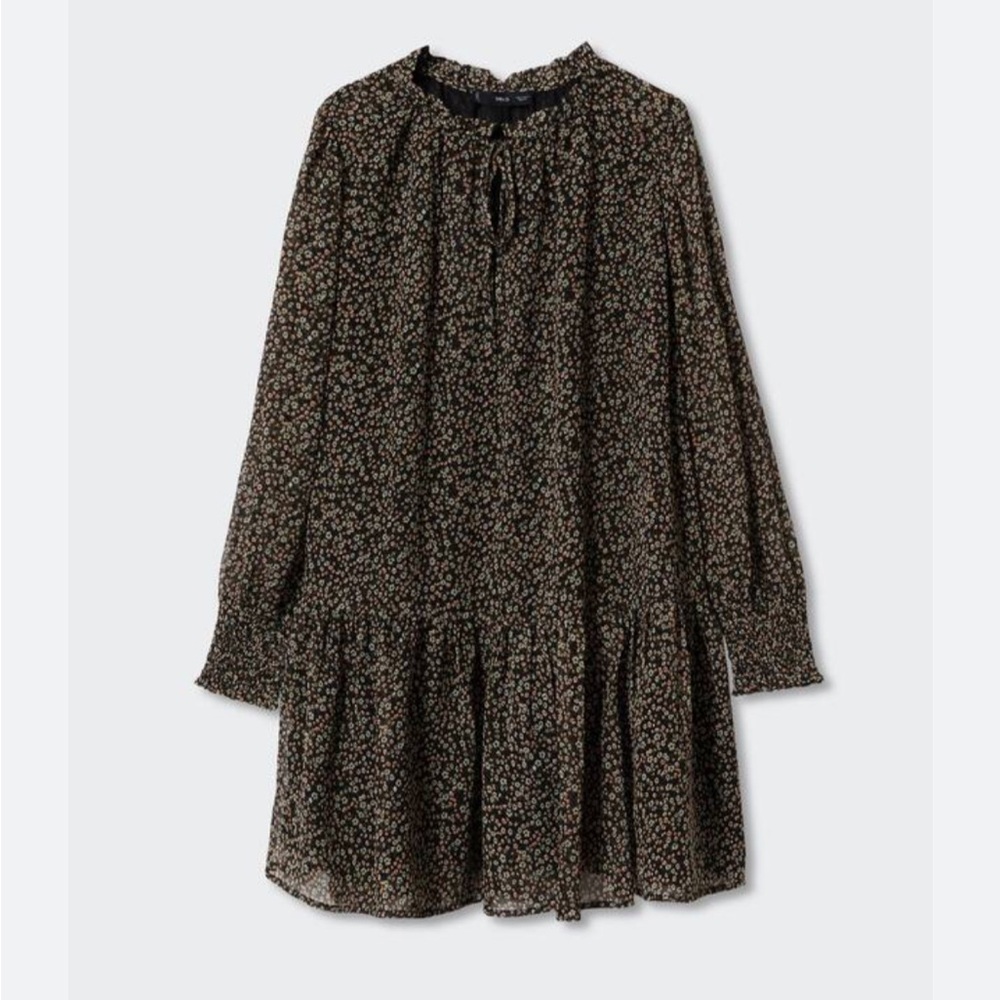 Long sleeve floral dress
